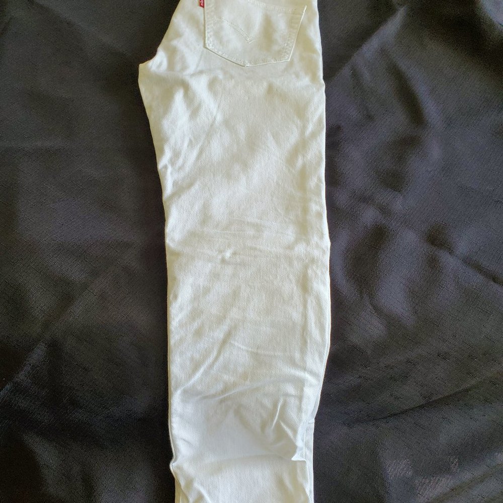 Levis 511 White Jeans